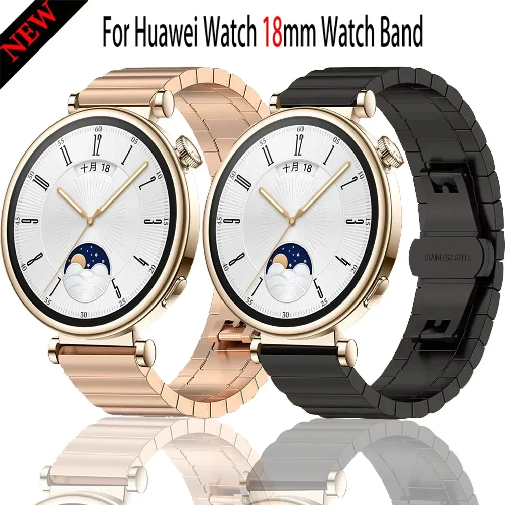 18mm Women's Luxury Metal Watch Bracelet Replacement
