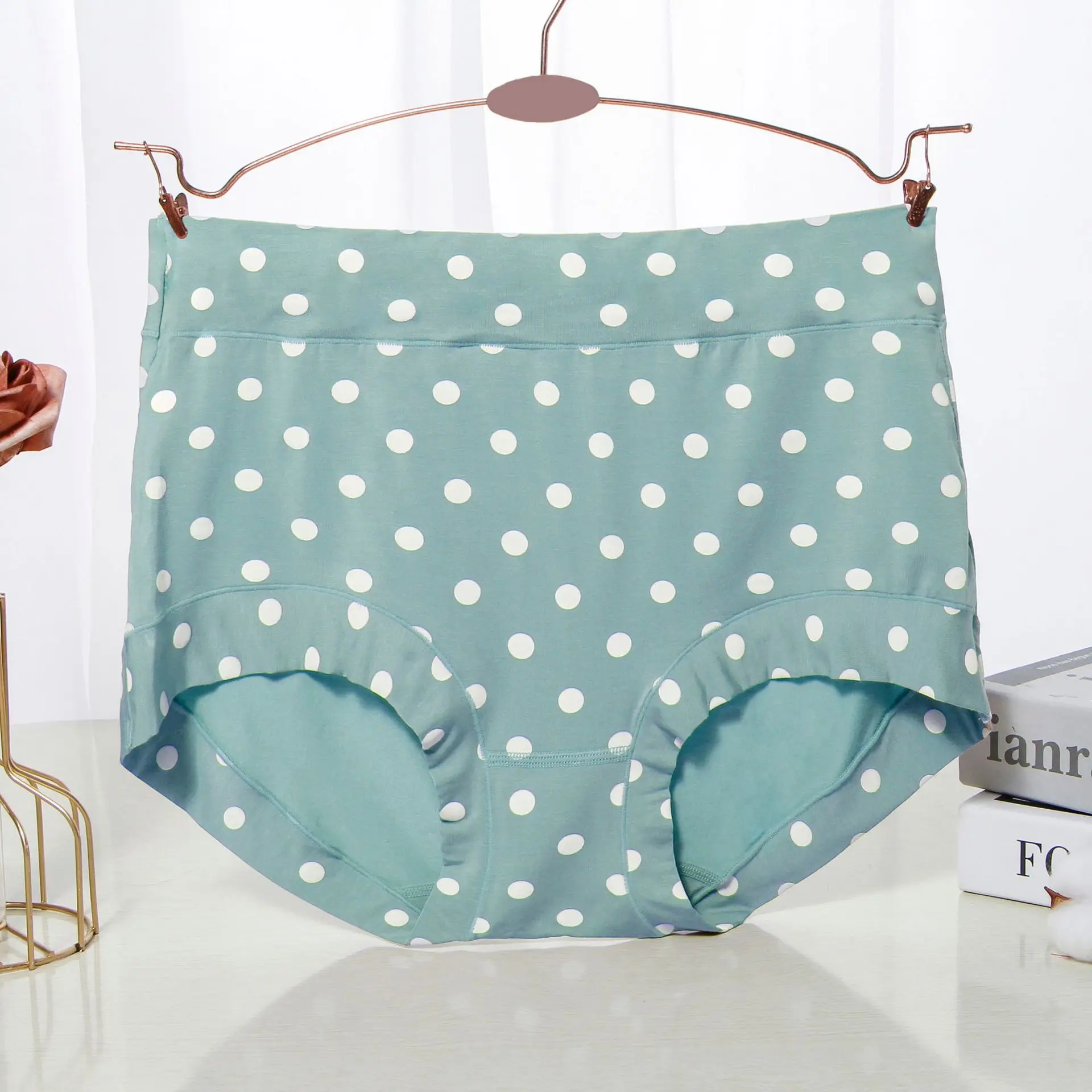 Polka dot pattern close-up