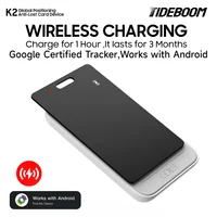 Ultra thin Global GPS Android Tracker Card wireless charging Waterproof Smart Wallet Tracker Card with Google Find My Device App - Image 4