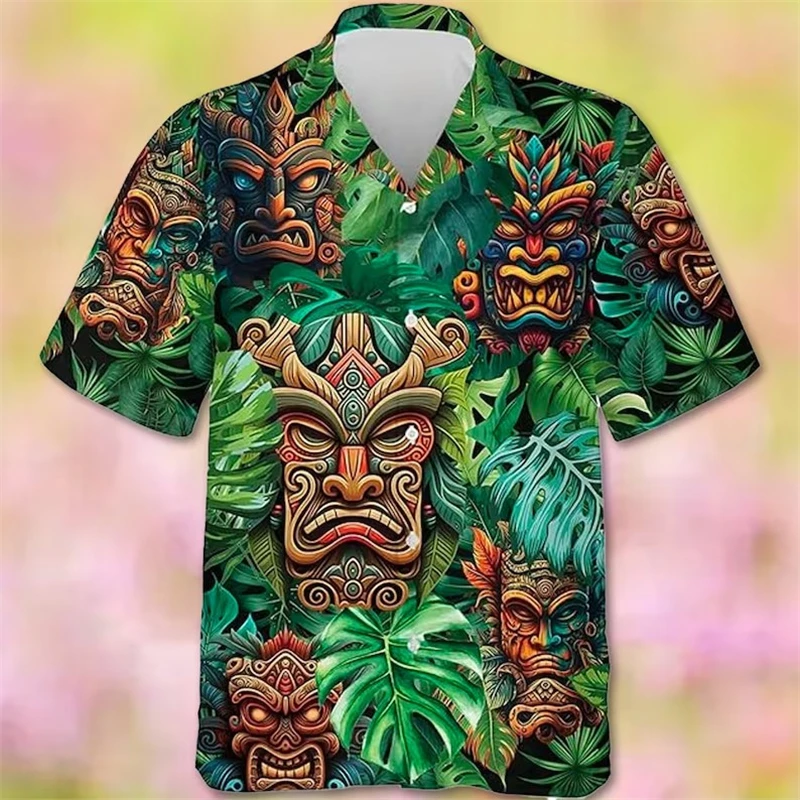thumbnail image 1 of Camisa hawaiana divertida para hombre, sudadera playera con estampado de gato y música en 3D, camisa de manga corta de diseñador callejero, ropa para hombre de alta calidad, 1 of 5