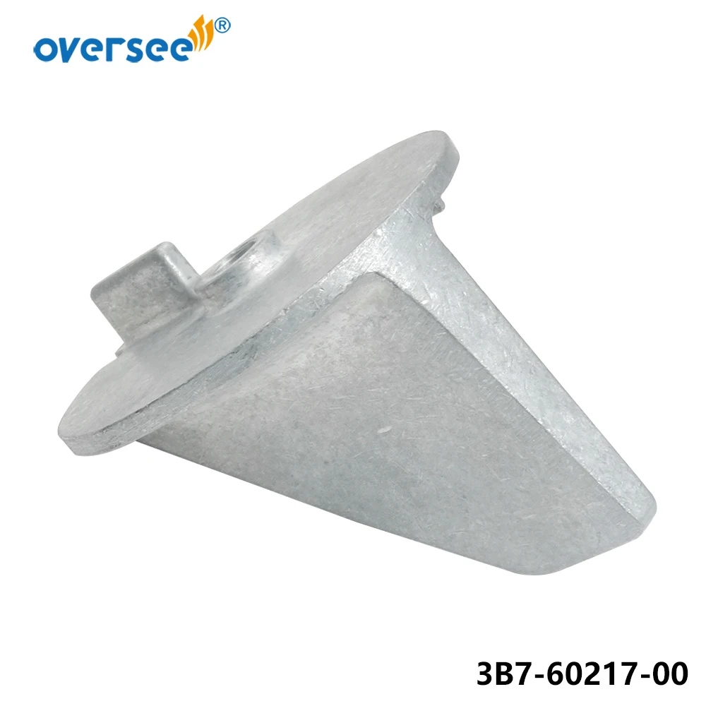 Zinc anode trim tab for Tohatsu Outboard Motor 2T 60HP 70HP 90HP 115HP 140HP 3B7-60217