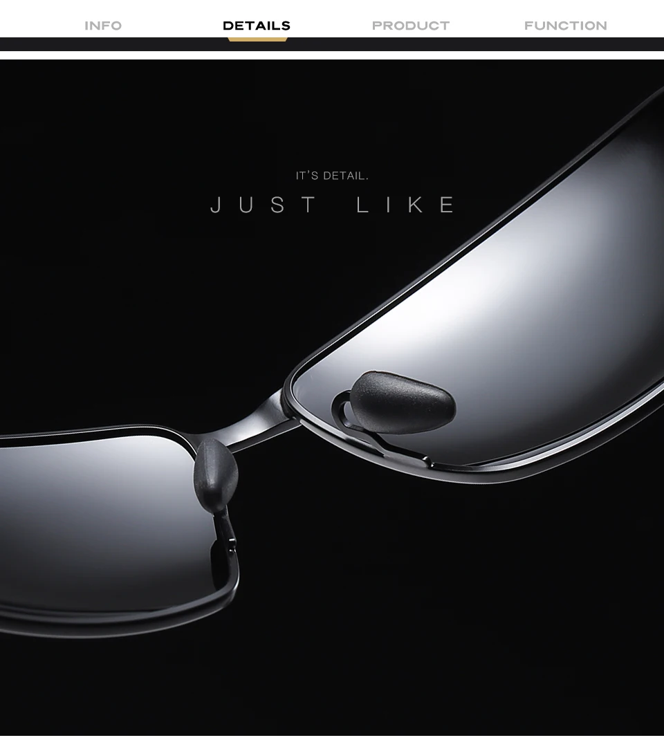 LIOUMO Trendprodukte 2026 Photochrome Sonnenbrille für Herren, polarisierte Nachtsichtbrille zum Autofahren, gelbe Schutzbrille, Sonnenbrille – Detail 12