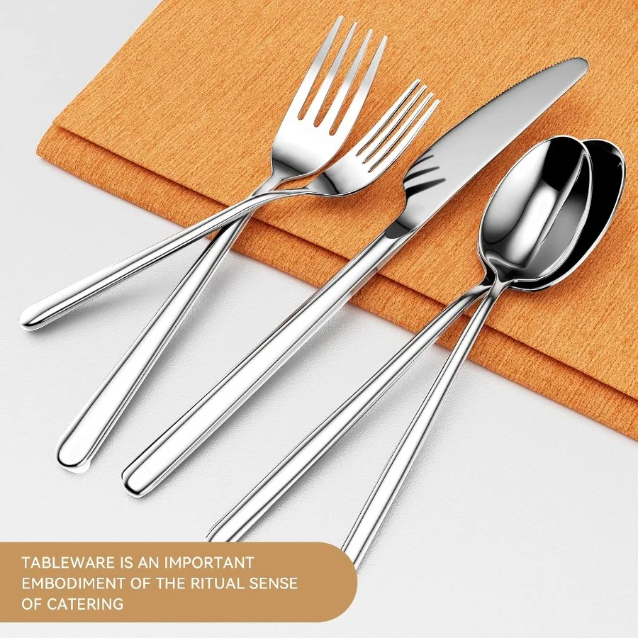 20-Piece Oval Flatware Set 5