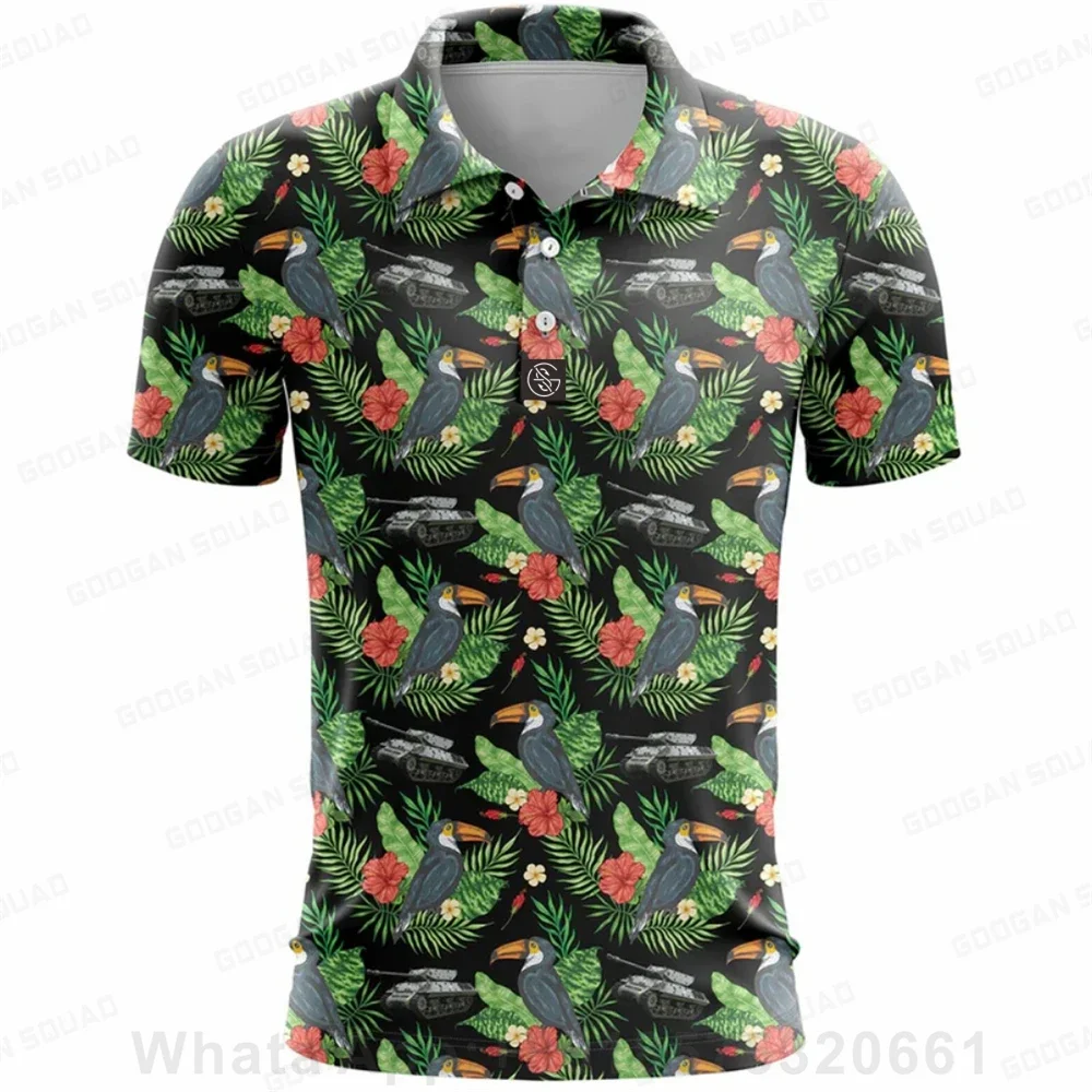 Summer Fashion Golf Polo Tee Shirts Men Short Sleeve Quick Dry Team T-shirt High Performance Fishing Golf T-shirt Tops Clothing