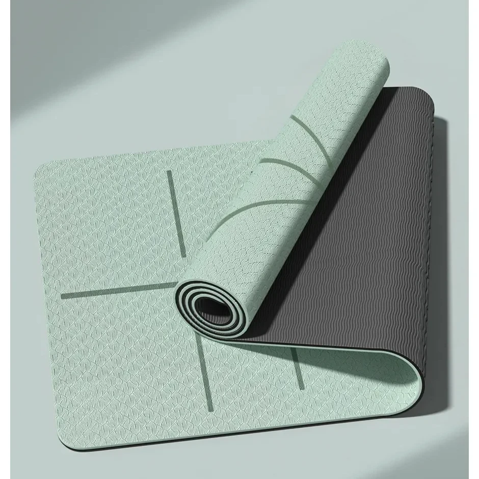 미끄럼 방지 요가 매트, 운반 스트랩이 있는 친환경 피트니스 운동 매트, 여성용 프로 요가 매트, 가정용 운동 매트, 필라테스