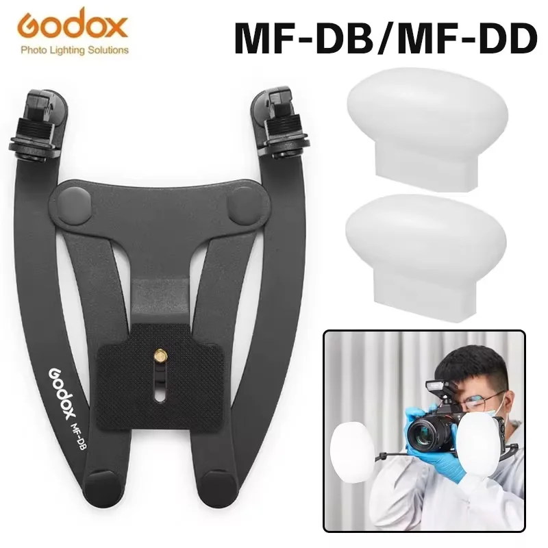 Flashlight Bracket Godox MF-DD/GODOX MF-DB Flexible Flash Bracket for Godox MF12 Flash Macro Photography Compatible with Nikon/ Sony DSLR Cameras