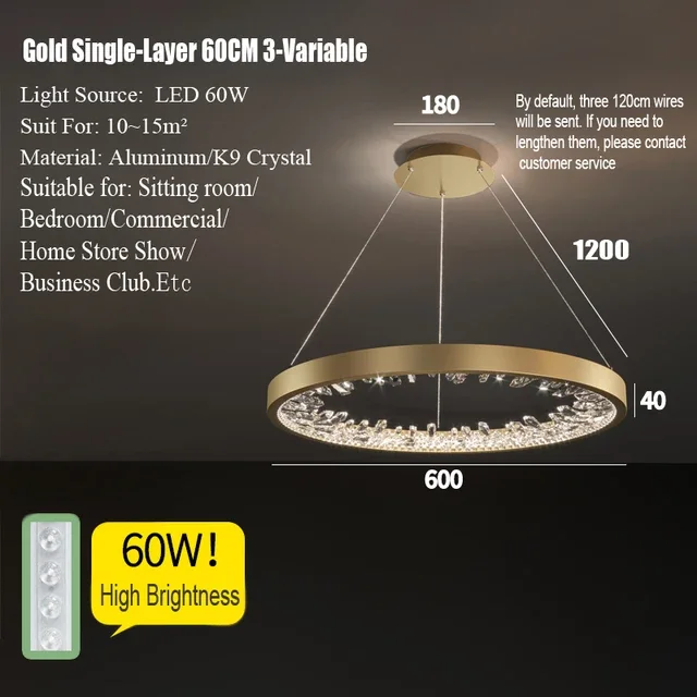 Gold 60cm