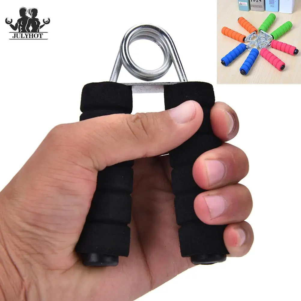 Foam Hand Grip Carpal Strengthen Expander Fitness Arms Muscle Finger Gripper Trainer Strength  Equipment 1pc Color Random