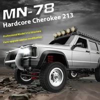 MN78 Cherokee Full-Size 1:12 Four-Wheel Drive 2.4g Long Battery Life Alloy High-Speed Remote Control Car Model Children'S Toys 1