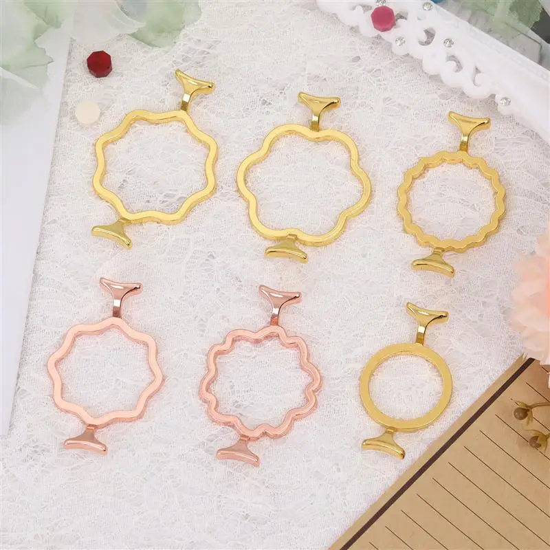 Irregular Shape Wax Seal Fixer Molds Round Square Metal For Sealling Stamp Head Making Wedding Invitations Envelopes Cards