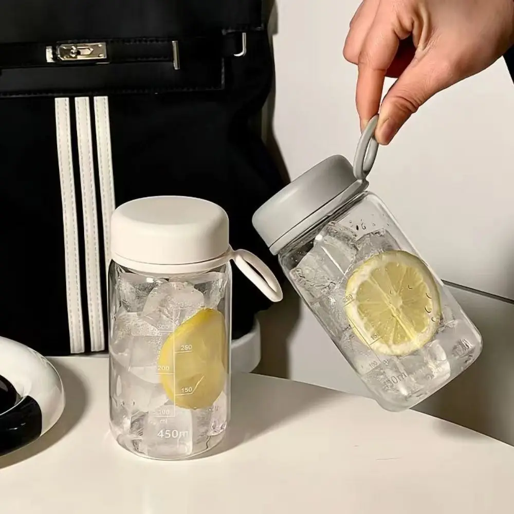 Portable Leakproof 450ml Plastic Water Bottle with Tea Infuser - Ideal for Students and Summer Drinks