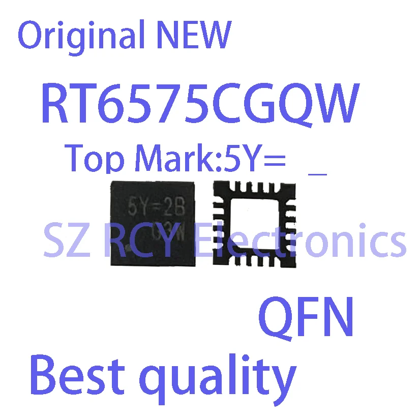 

(5 PCS)NEW RT6575CGQW RT6575C Top Mark 5Y= QFN Chipset