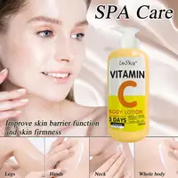 Crème corporelle à la vitamine C 500 ml, blanchissante, aux acides hydroxy, VE, élimine les marques d'acné, hydratation intense, éclaircissante, soin de la peau 5