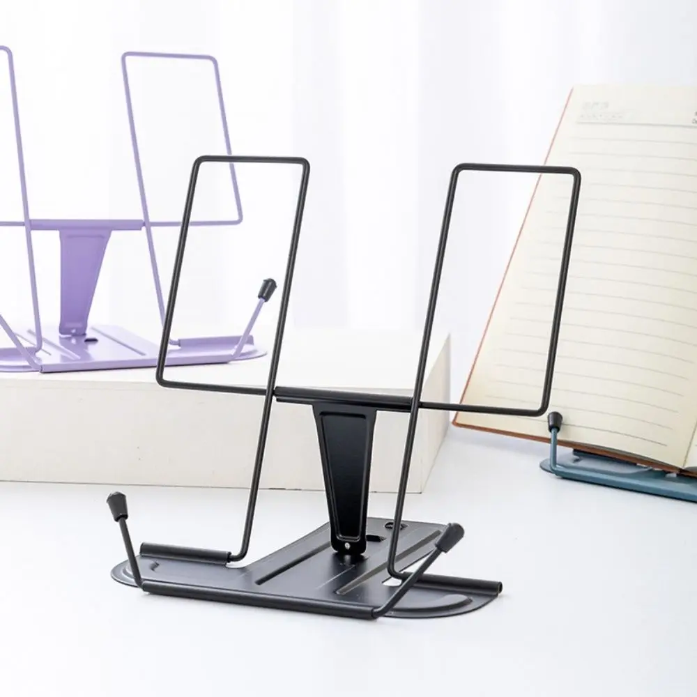Reading Stand Book Holder Book Stand Metal Folded Adjustable Reading Book Holder