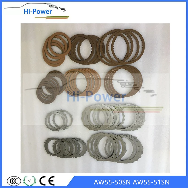 

AW55-50SN AW55-51SN AF33 Automatic Transmission friction plate Kit / Steel kit AW55 51SN AW55 50SN for Volvo Saab Opel Chevrolet