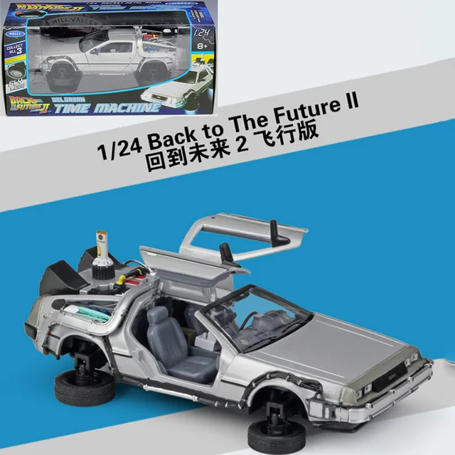 FIGURINE VEHICULE RETOUR VERS LE FUTUR 3 - TIME MACHINE - 1:24