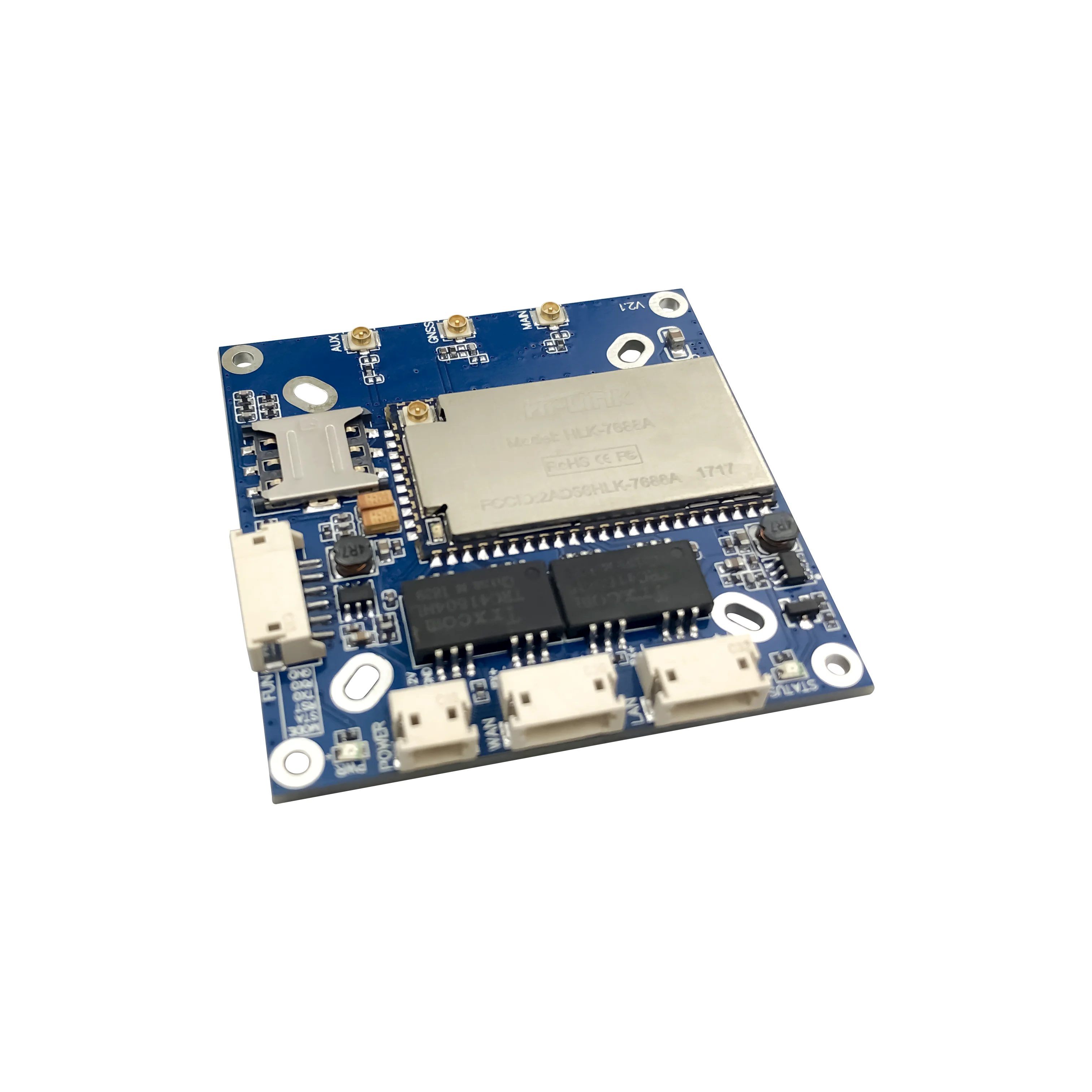 4G to WiFi 4g to network cable HLK-GD01 4G router module evaluation board with EC25 series inplug 3G/4g card
