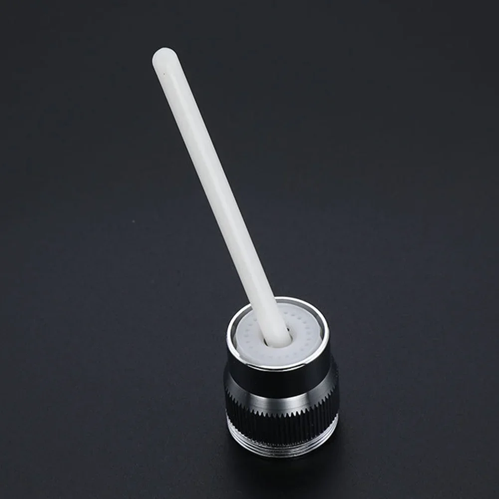 Faucet Aerator Sleek Chrome Finish Plastic Rod Premium Tap Head Bathroom And Kitchen Bubbler Spout
