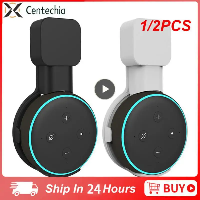 1/2 Pz Presa Supporto Per Montaggio A Parete Gancio Per Amazon Alexa Echo Dot 3Rd Gen Lavoro Per Amazon Echo Dot 3 Custodia Plug In Camera Da Letto