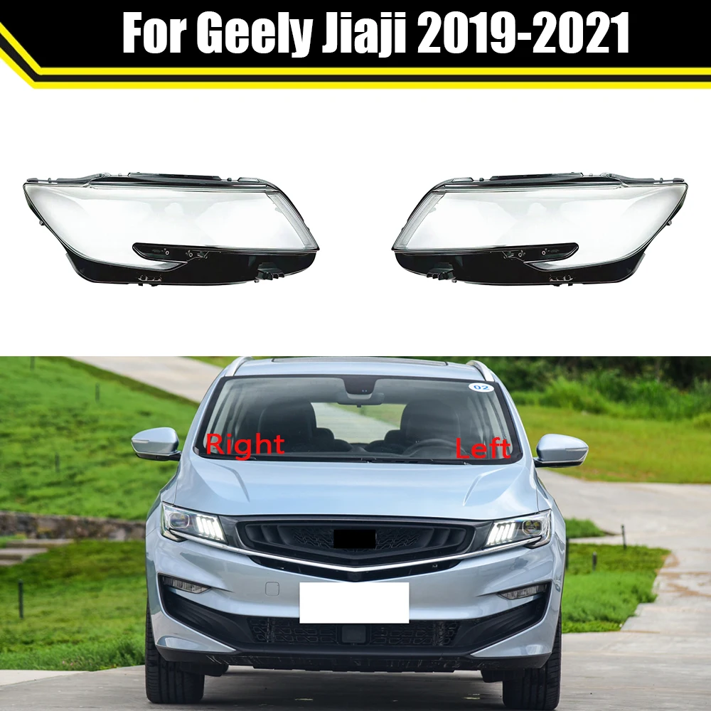 Car Lens Glass Light Lamp Caps Headlamp Shell For Geely Jiaji 2019 2020 2021 Transparent Lampshade Lampcover Headlight Cover
