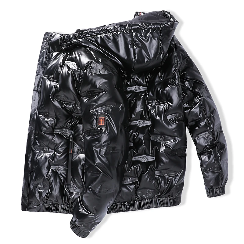 Autumn Winter Fashion Men Outwear Tops Male Duck Down Jacket Padded Waterproof Thicken Warm Hooded Cardigan Oversize Causal Coat