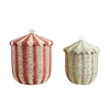 Floor Standing Storage Basket Rattan Woven Desktop Woven Basket Household Toys Snacks Miscellaneous Items Sorting Storage Box 6