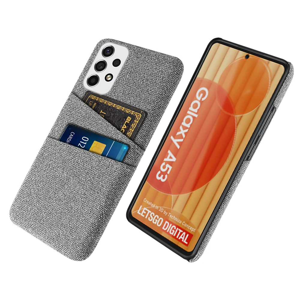 Custodia A Portafoglio Per Samsung A53 5G Panno Texture Fit Card Cover Per Telefono Per Samsung Galaxy A53 A52 A72 A51 A71 A32 A31 A23 A22 A12 A50
