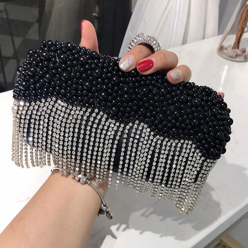 1Yard Long Tassel Ribbon Fabric Fringe Decoration Irregular Rhinestone Chain Beaded Shoes Bag Clothing Wedding Diy Sewing Tassel