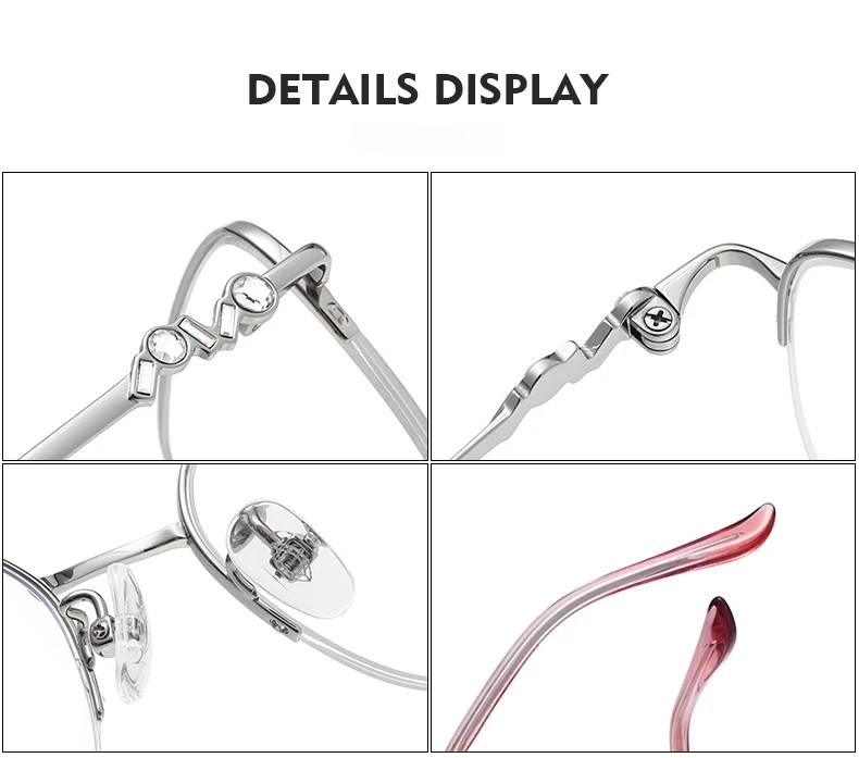 Oveliness Women's Eyeglasses Different Perspectives