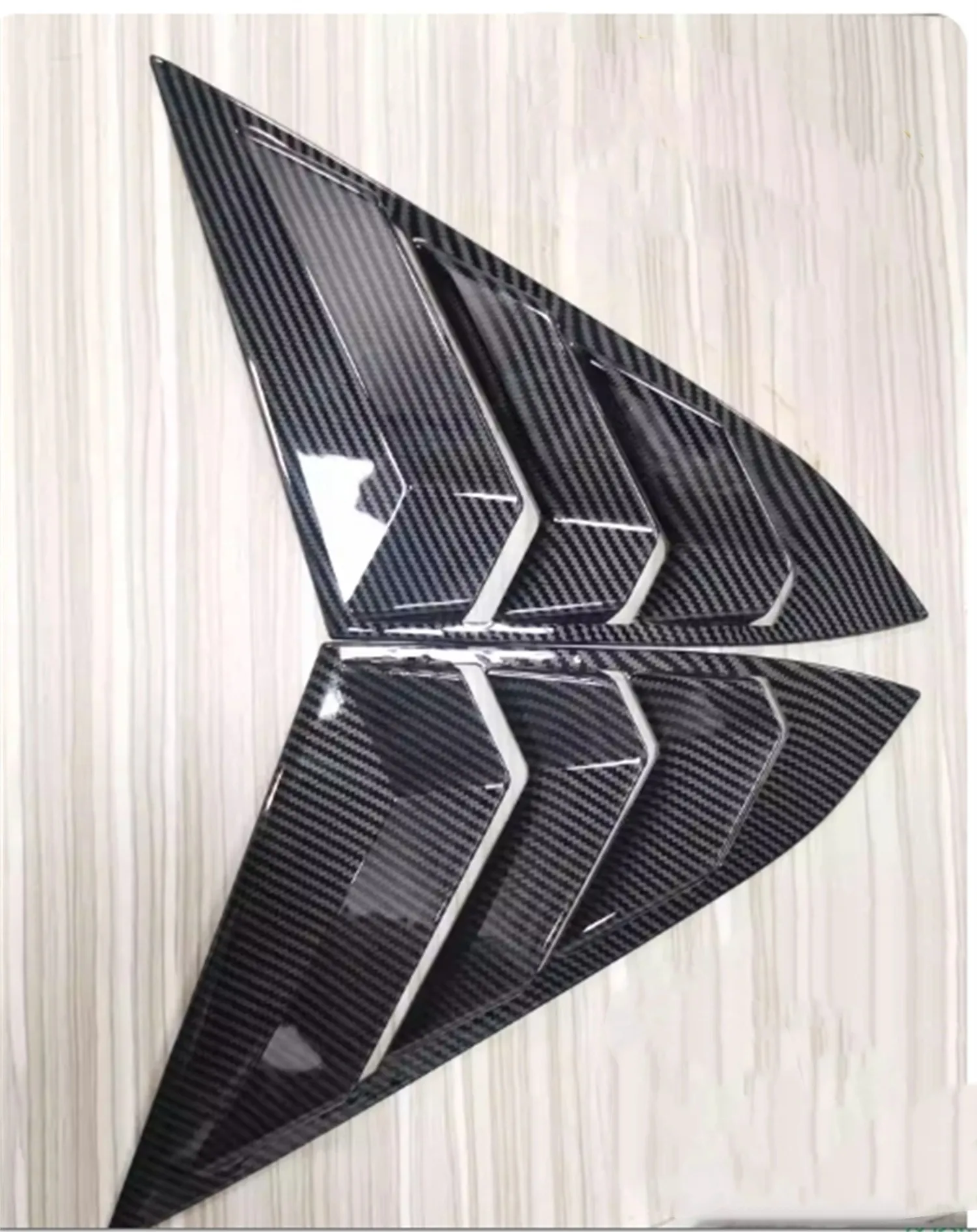 

Car Rear Window Triangle Shutters Cover Trim Sticker for Honda civic 10th