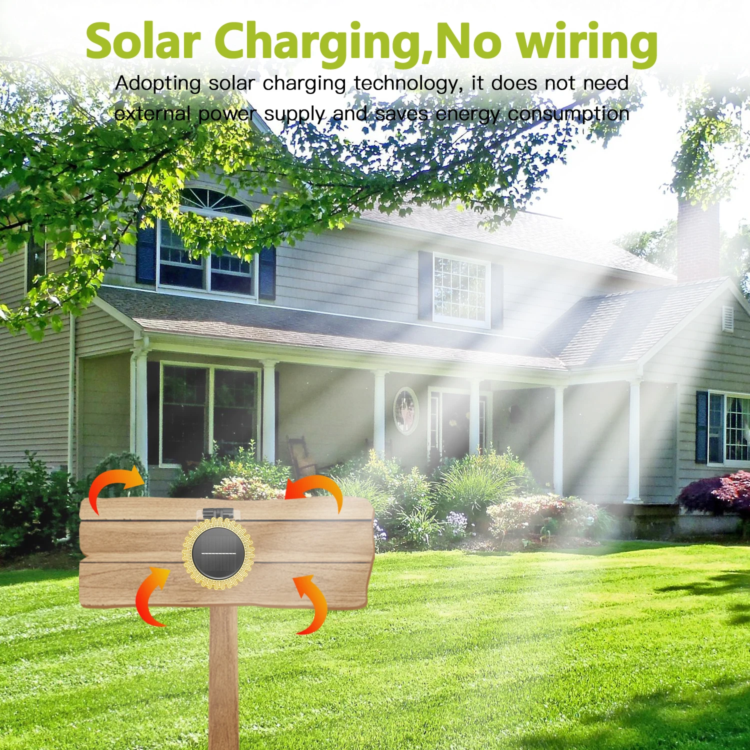 Solar Regensensor Für Tuya Smart Home - Kabelloser Regenmelder IP65 Wasserdicht Für Außenbereich