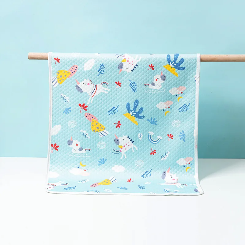 Five-layer Baby Waterproof and Breathable Washable Diaper Pad Double Bed Urine Mattress for Newborn Babies in Summer