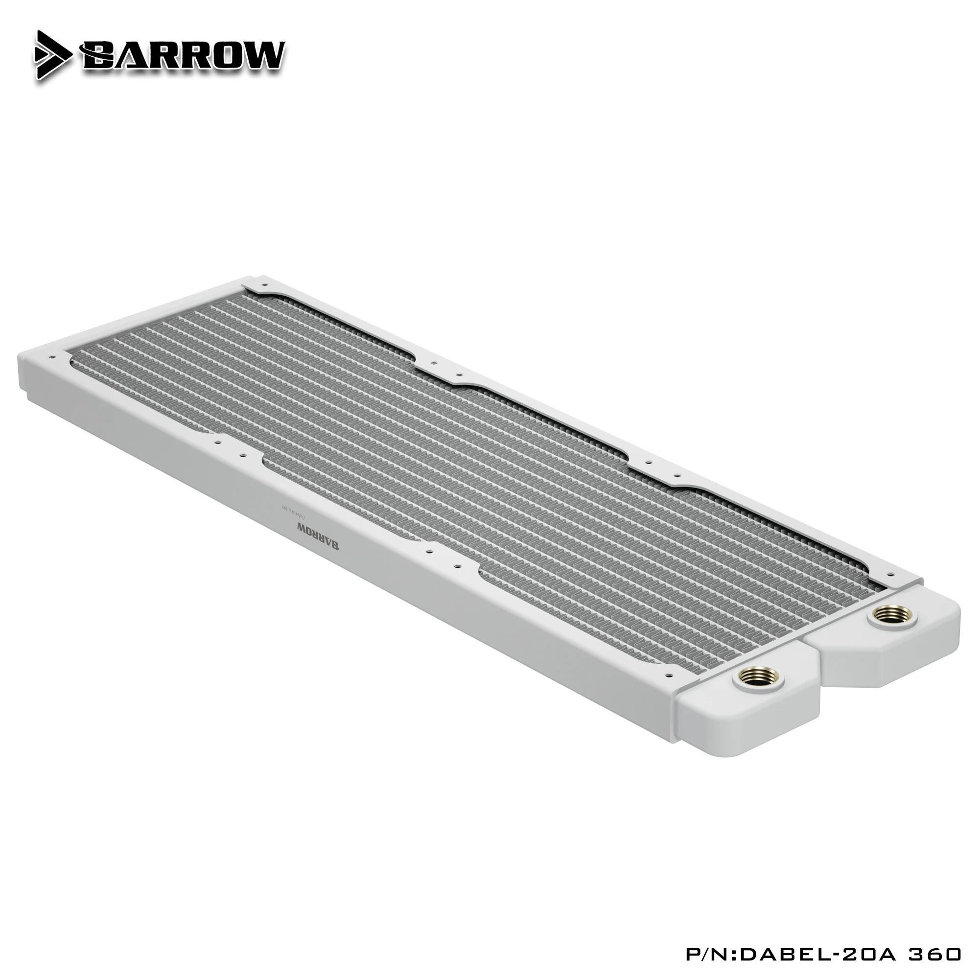 Barrow-trocador de Líquido de Resfriamento a Água Radiador de Cobre Branco e Preto Refrigeração a Água do Computador 20 mm de Espessura g1 Use para 12cm Fans Dabel20a 240 mm 360 mm - Imagem 6