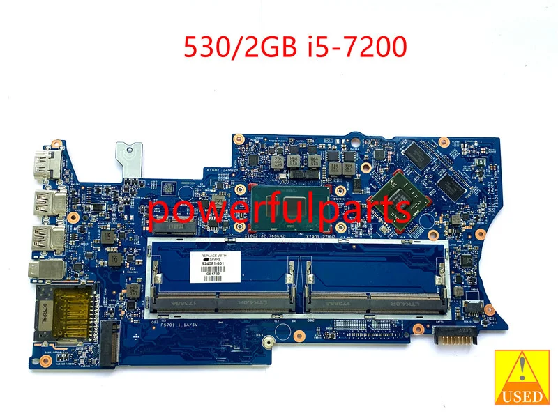 

Материнская плата для HP Pavilion 15T-BR 15-BR 16883-1 16883-2 I5-7200 CPU 924081-601 924081-001 924081-501 с хорошей графической работой