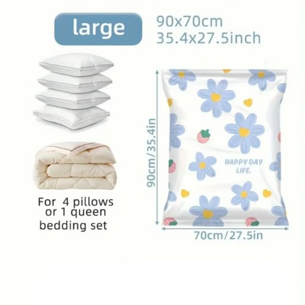 Vacuum Storage Bags More Space Saving For Comforters Clothes Pillow Bedding Blanket Cleaner Bag Closet For Garden Tool Home 6