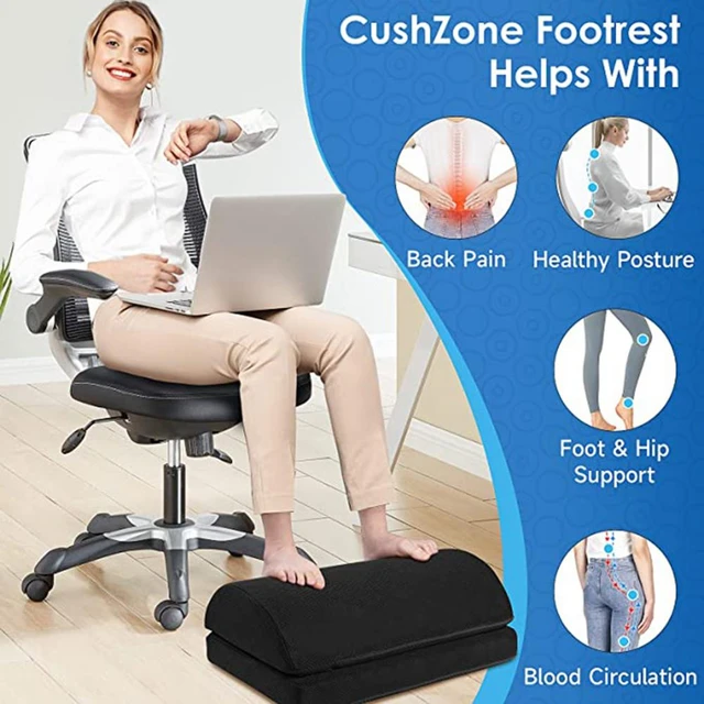 Foot Rest Comfortable Ergonomic Anti-slip Feet Pillow Relaxing Cushion  Semicircle Relieve Fatigue Computer Office Accessories - AliExpress