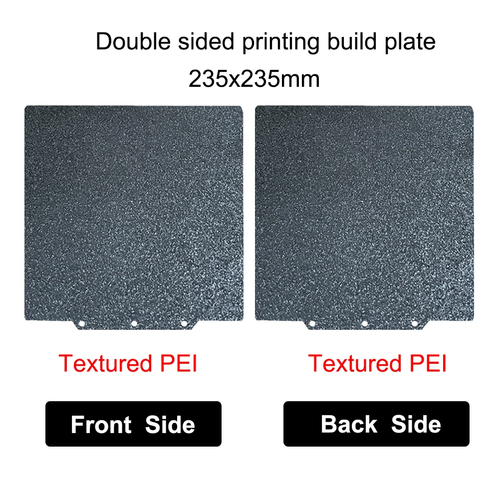 Magnetic Double-Sided PEI Sheet for 3D Printer Build Plate