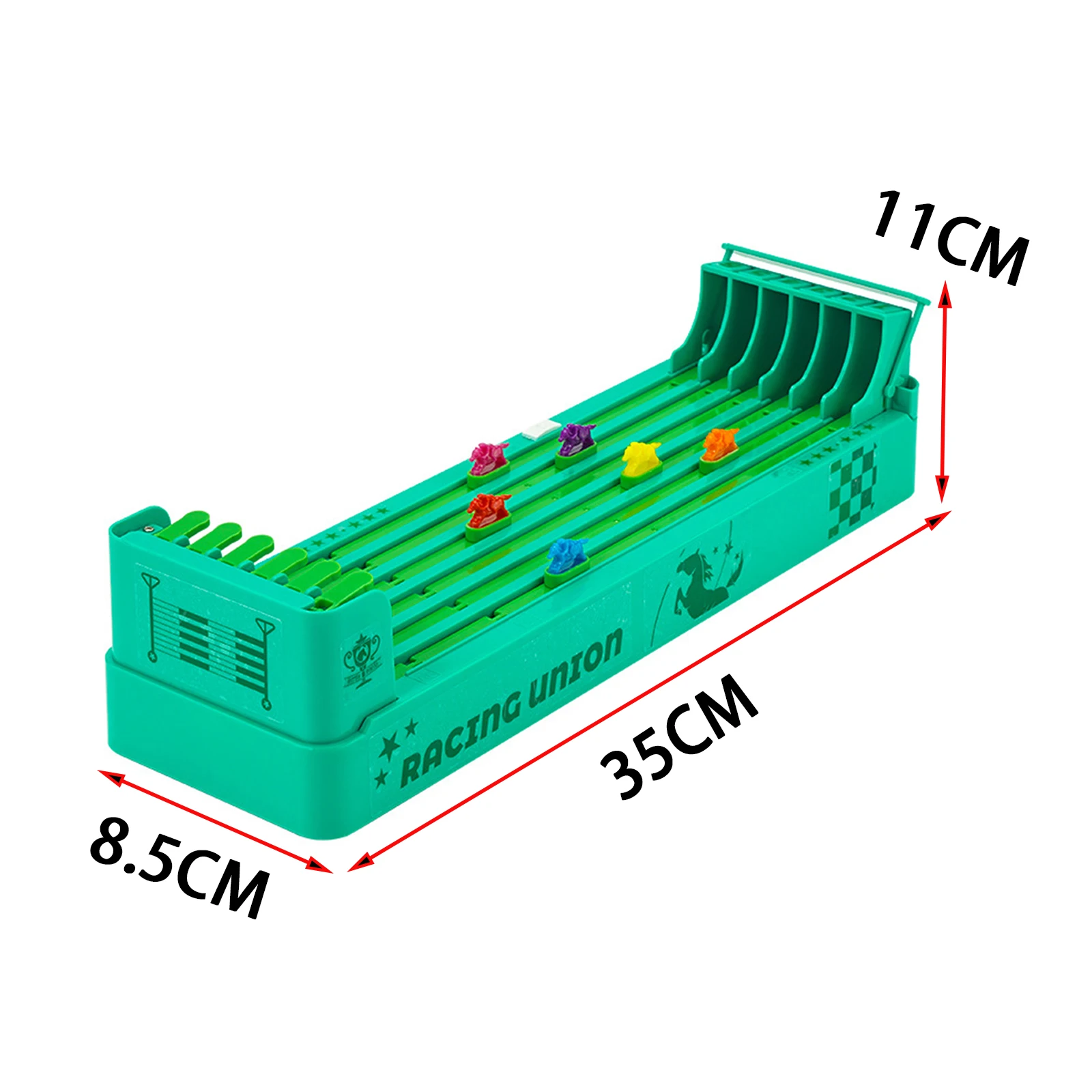 Junbinwon Electronic Horse Racing Game - 6 Player Tabletop Game With Cards And Marker