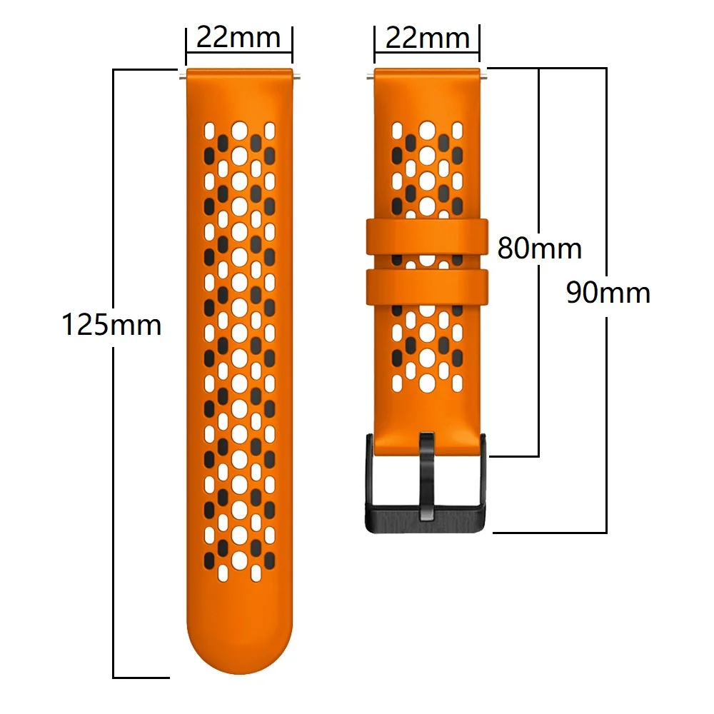 Universal 22mm Smartwatch Strap Band - Premium Wristband Bracelet Accessories