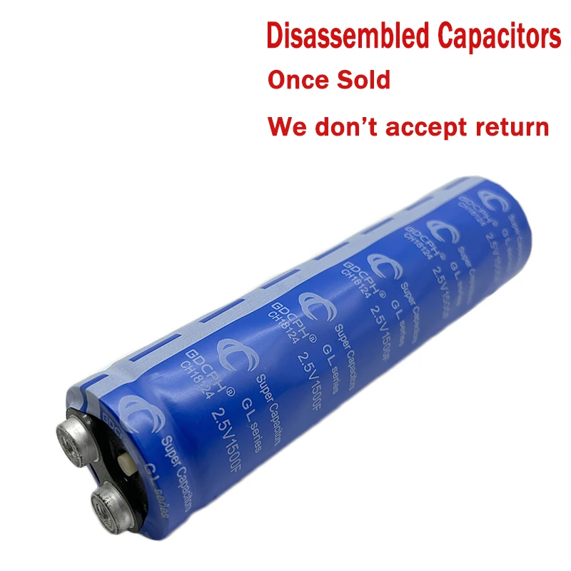 1Pcs 2.5V1500F Large Capacity Improve Power And Energy For 15V250F Automobile Rectifier Module Backup Power Supply