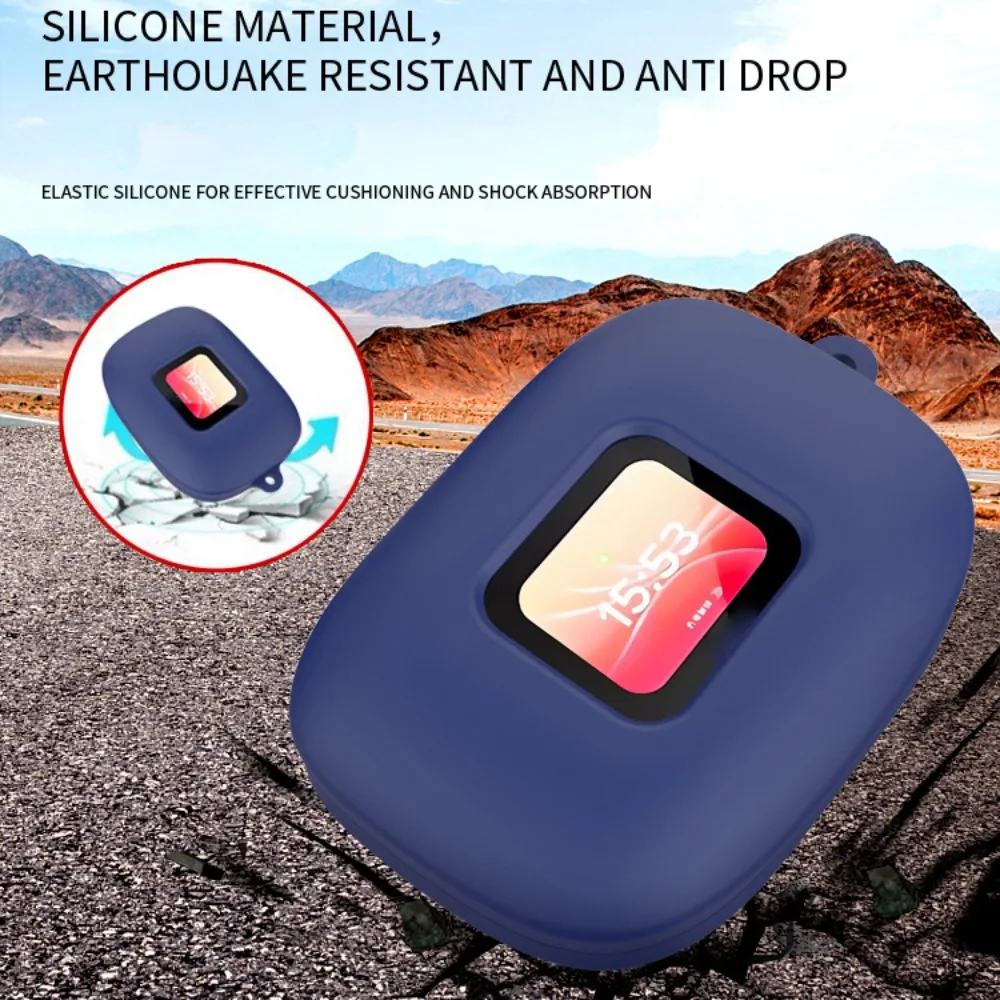 Soft Silicone Case Cover Shockproof Protective Protector with Hook Headphone Accessories Shell for Cleer arc 3