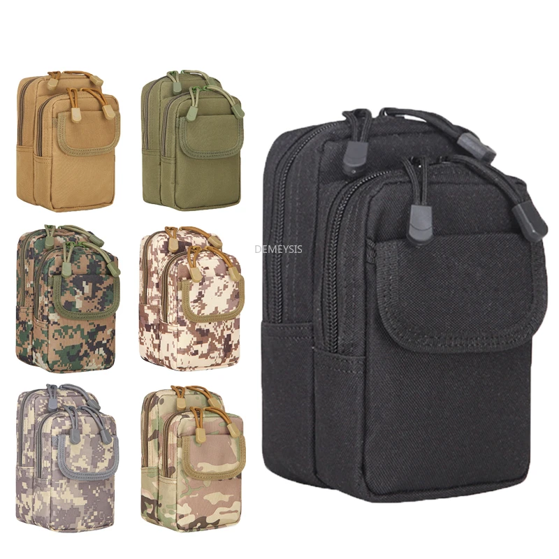 

Military Molle Pouch Lightweight Outdoor Climbing Hiking Fishing Waist Phone Bag Waterproof Tactical Training Belt Pouches