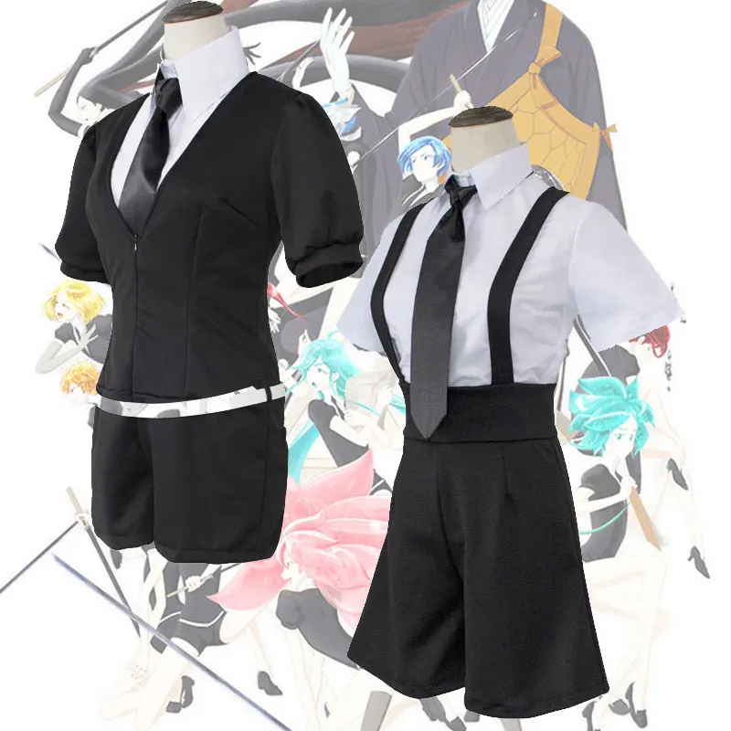 

Anime Houseki no Kuni Cosplay Costume Diamond Antarcticite Bodysuit Land of the Lustrous Jumpsuits High Quality Outfits