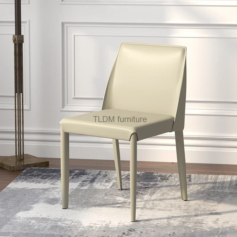 

Nordic Designer Dining Chairs Lounge Bedroom Modern Kitchen Ergonomic Chair Mobile Luxury Silla Nordica Furniture WWH40XP