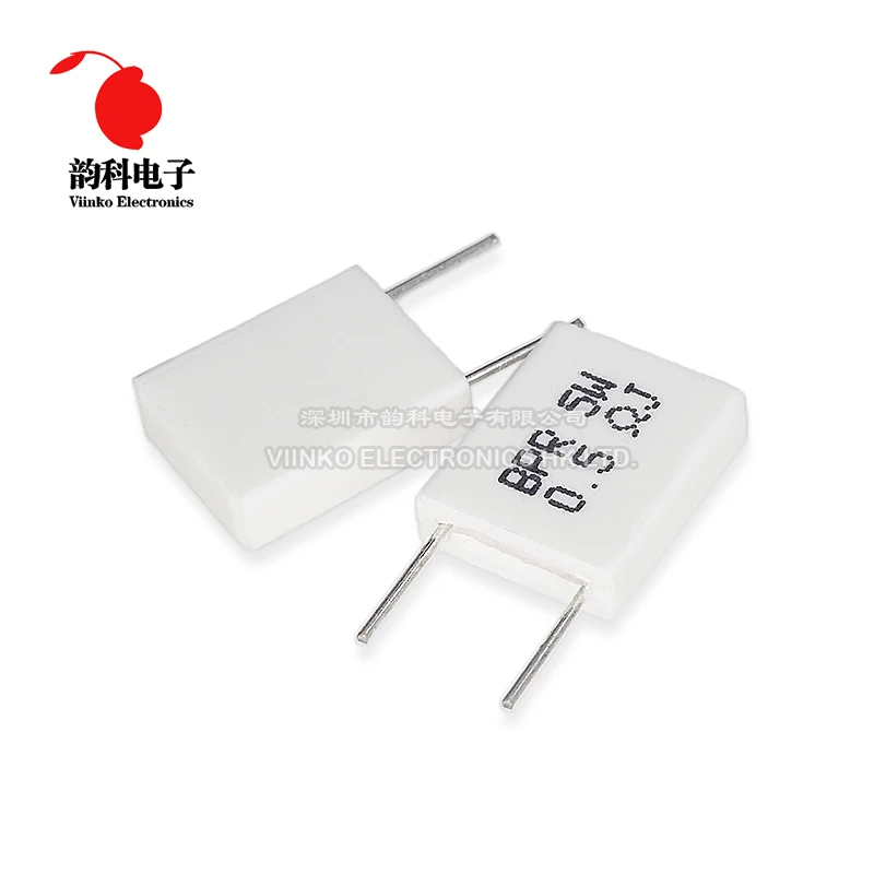 10pcs BPR56 5W 0.01 0.05 0.1 0.15 0.22 0.25 0.33 0.5 ohm Non-inductive Ceramic Cement Resistor 0.1R 0.15R 0.22R 0.25R 0.33R 0.5R cement resistor