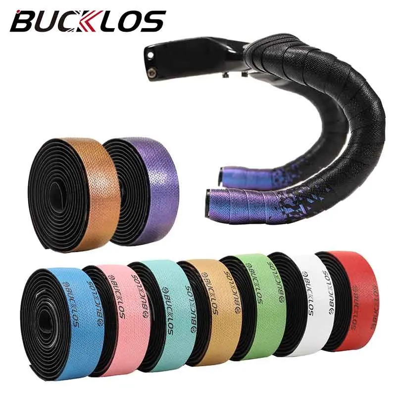 

BUCKLOS Road Bike Bar Tapes Soft Bicycle Handlebar Tape Gradient Handle Bar Belt Wrap Fizik Speed Handlebar Tape Cycling Parts