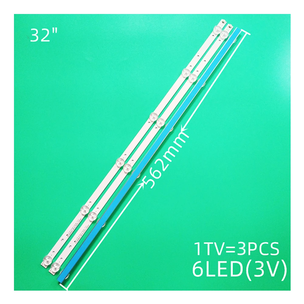 

Светодиодная подсветка 1 комплект = 3 шт. 32 "для Hisense LB-C320X14-E12-H-G1-SE3 SVJ320AG2 SVJ320AK3 SVJ320AG2-REV2-6