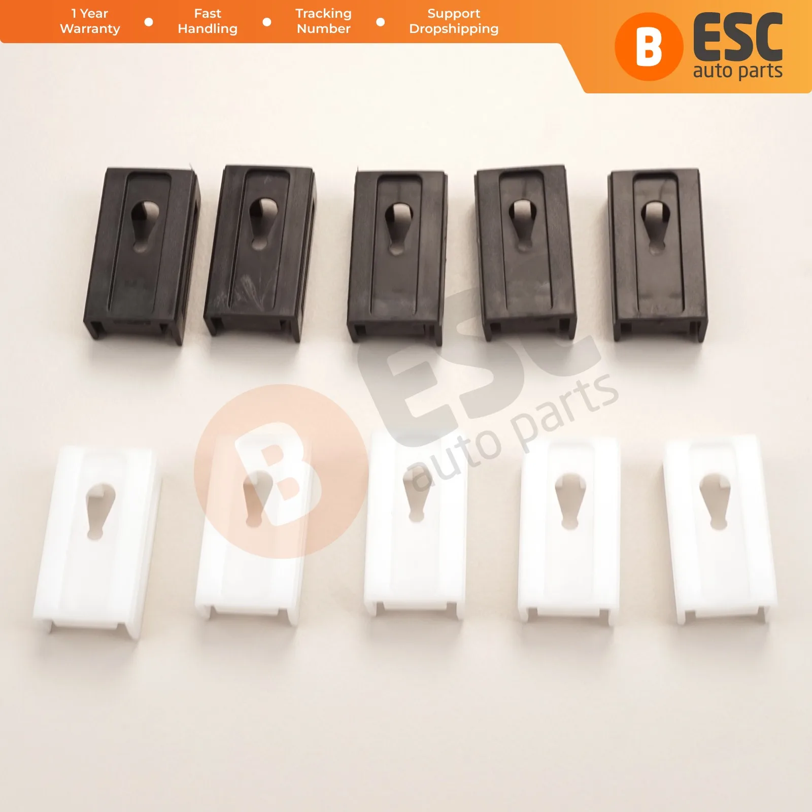 Juego De Marco De Parabrisas Con Clips Para Mercedes Vito W638, Referencia A6386980079/A6386980179, Color Negro