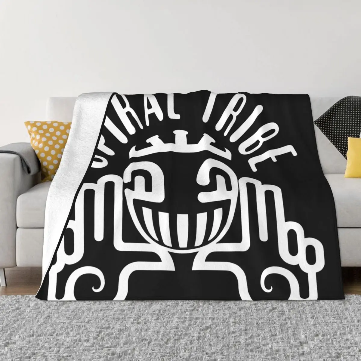 New Spiral Tribe Sp23 Free Tekno Coperta Copriletto Sul Letto Copriletti Spessi