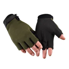  Lightweight Summer Gloves Men Women Breathable Tactical Gloves Riding Wearable Half Full Finger Mittens Black Fingerless Gloves 